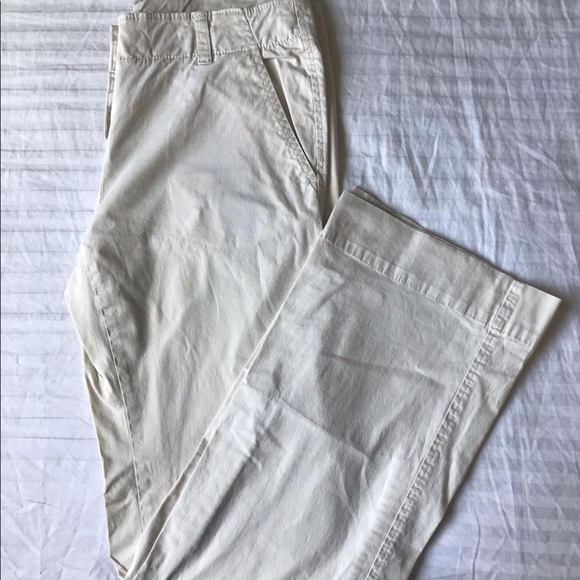 banana republic ecru cargo pants - Picture 1 of 3